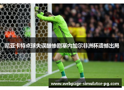 尼亚卡特点球失误酿惨剧塞内加尔非洲杯遗憾出局 尼亚卡特点球失误酿惨剧塞内加尔非洲杯遗憾出局